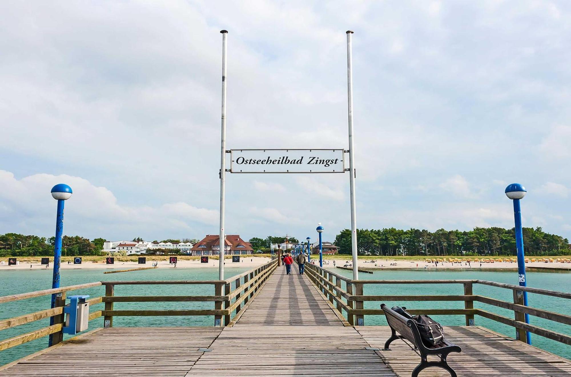 Strandhafer An Der Seebruecke Zingst Bagian luar foto